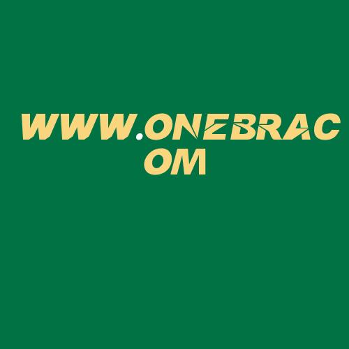 Logo da WWW.ONEBRACOM